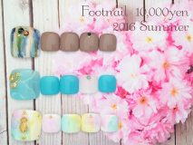 2016.SUMMER　FootNail　Campaign