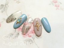 定額Cコース￥9800-　(ご新規様￥7840-)　実はアート力高めなデザイン!!ホイルアートがアクセントに☆