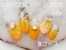 ☆定額Bコース　 ￥１１，０００－ （ご新規様　￥8，800-　） 貝殻ネイル 指先から涼やかに